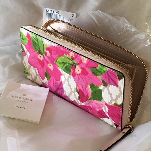 🍃🌸 Kate Spade Wallet NWT 🌸🍃 - Picture 11 of 16